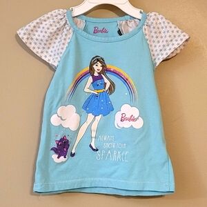 Barbie "Always Show Your Sparkle" short sleeve tee shirt